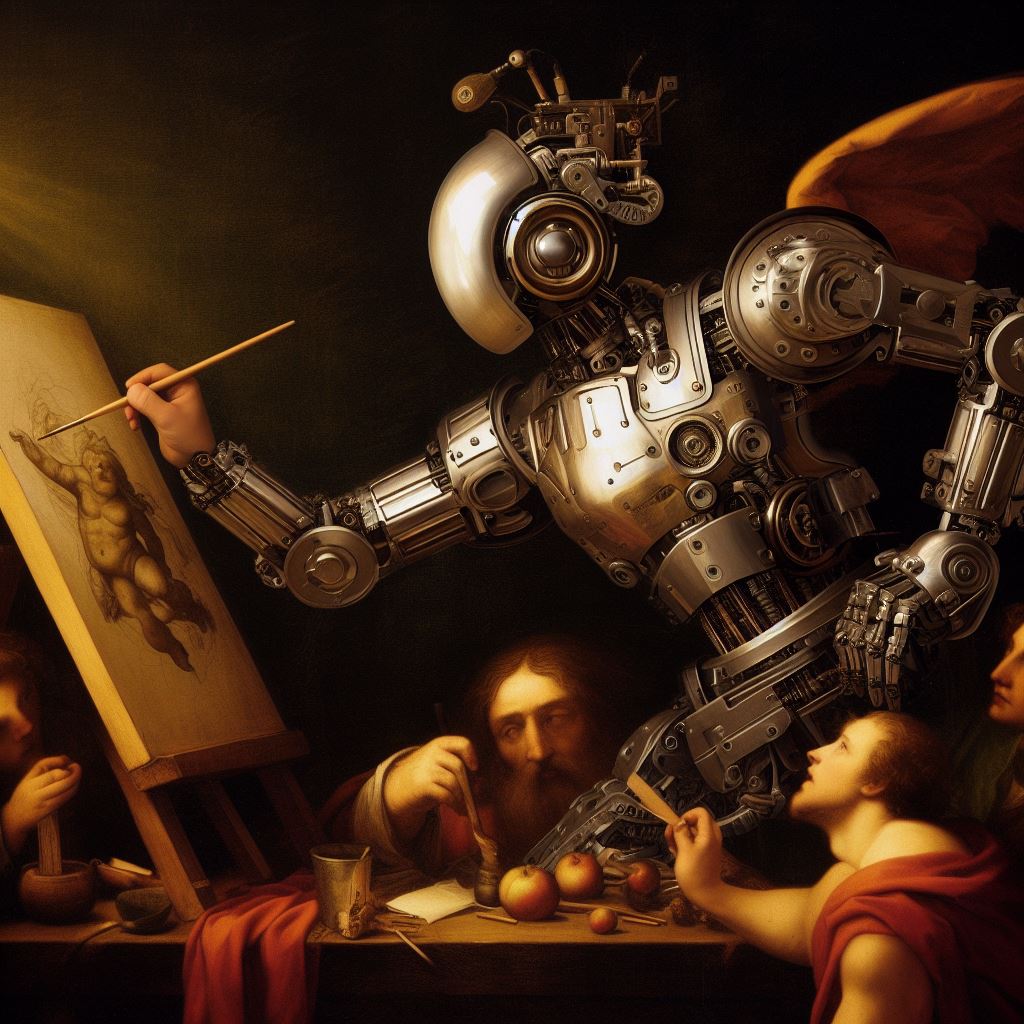 robot artista