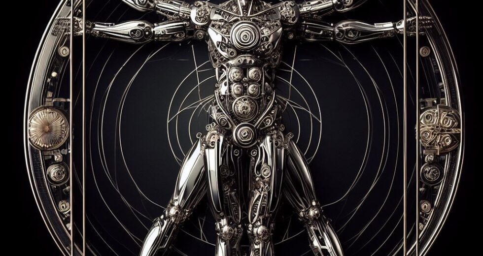Robot vitruviano