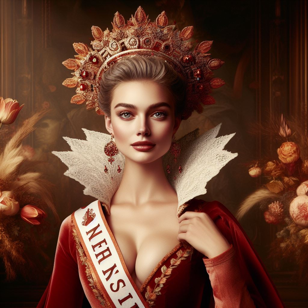 reginetta di bellezza di secoli fa