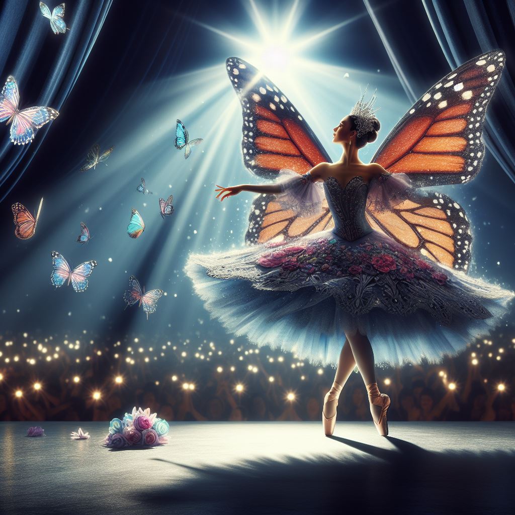 ballerina stella del palcoscenico