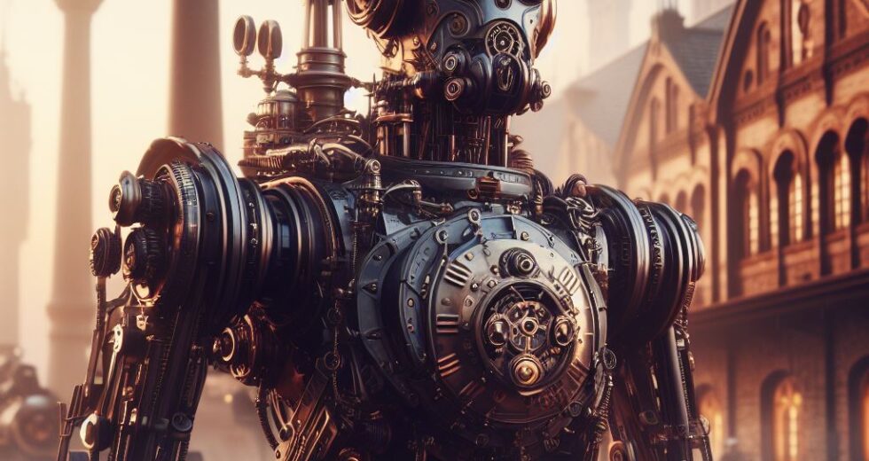 Robot a vapore