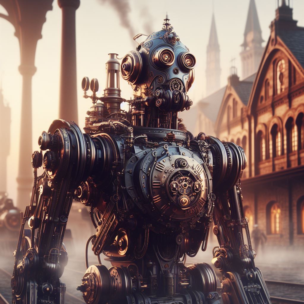 robot a vapore