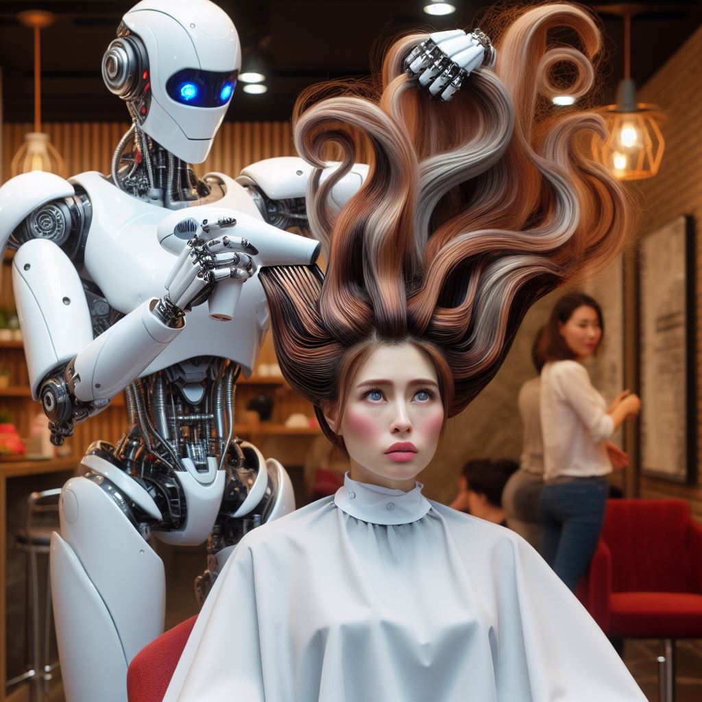 robot parrucchiere