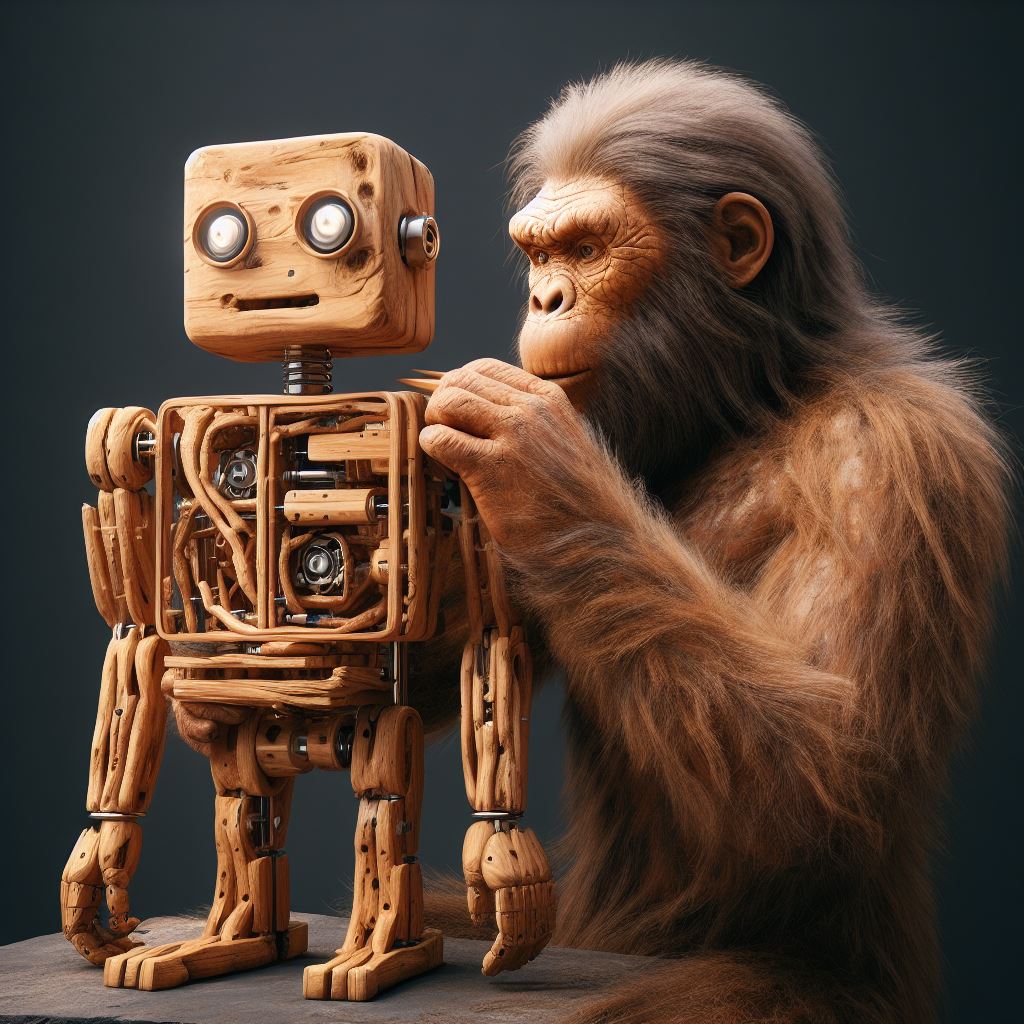 homo erectus costruisce il primo robot