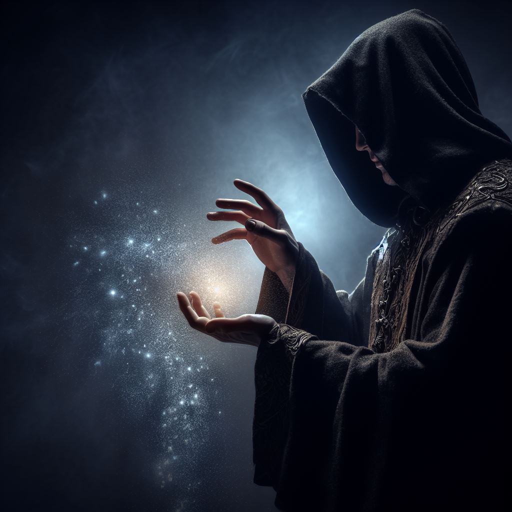 mago novizio alle prese con la magia