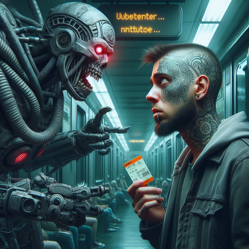 Controllore robot in metropolitana